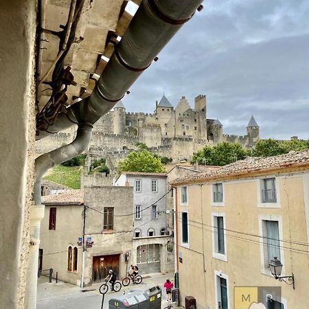 Le Donjon - Vue Cite Pied Cite Medievale Neuf Каркассон Экстерьер фото