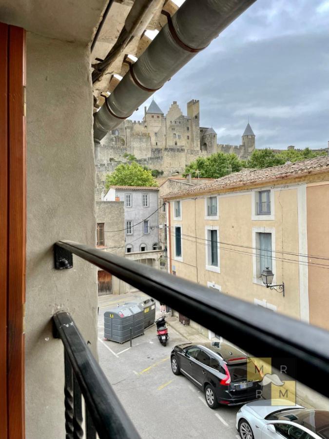 Le Donjon - Vue Cite Pied Cite Medievale Neuf Каркассон Экстерьер фото
